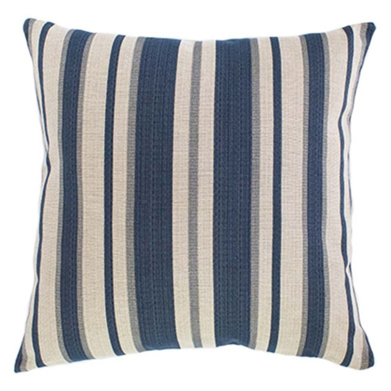 Turkish Stripe Navy Decorative Pillow