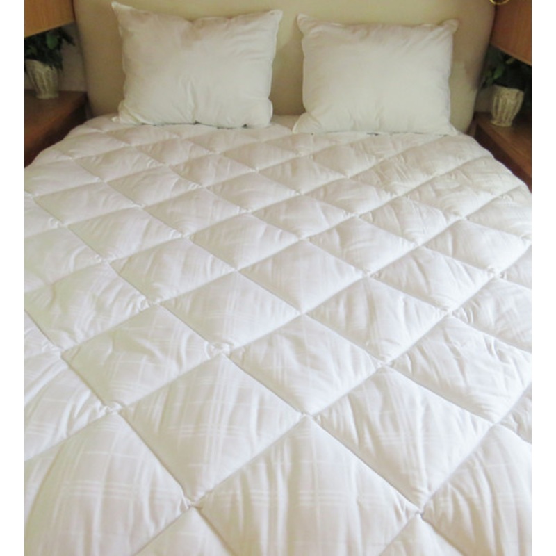 Ultima-Plush Quilted Mattress Pad for Dorm or Bunk