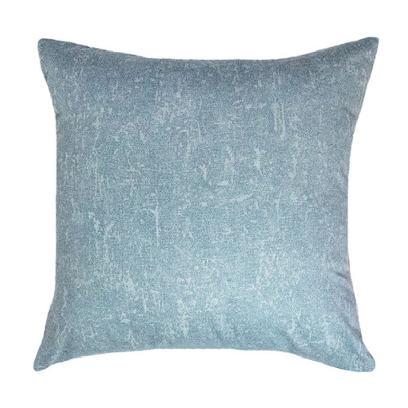 Distressed Denim Decorative Pillow