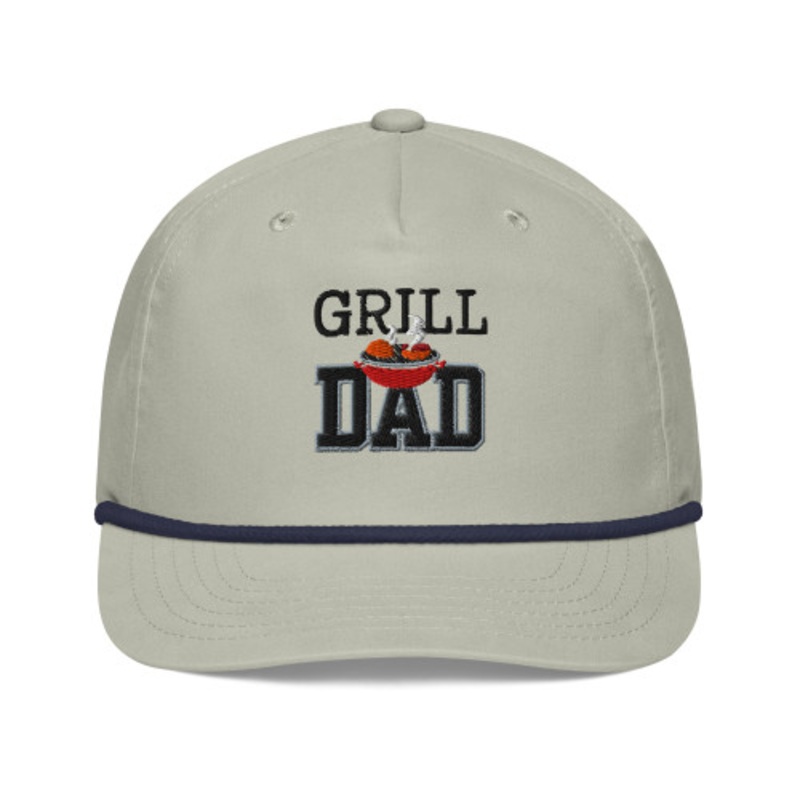Grill Dad Embroidered Golf Rope Cap