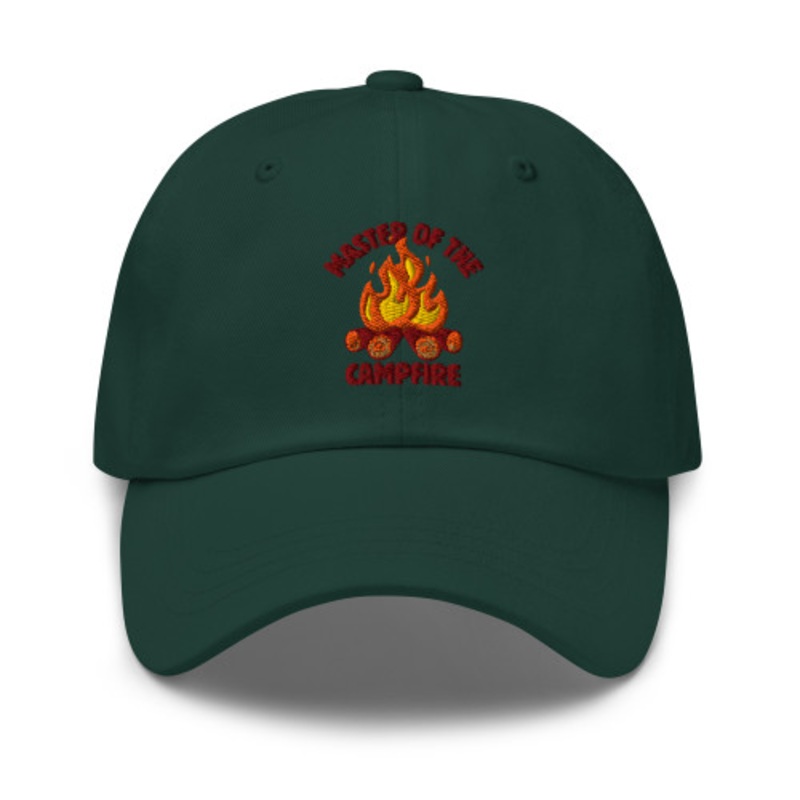 Master of the Campfire Embroidered Dad Hat
