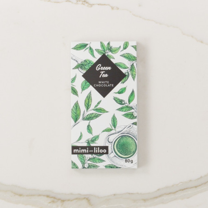 Mimi and Liloo Green Tea White Chocolate 80g