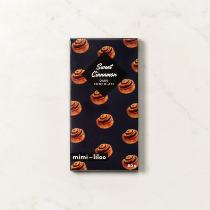 Mimi and Liloo Sweet Cinnamon Chocolate Bar (80g)