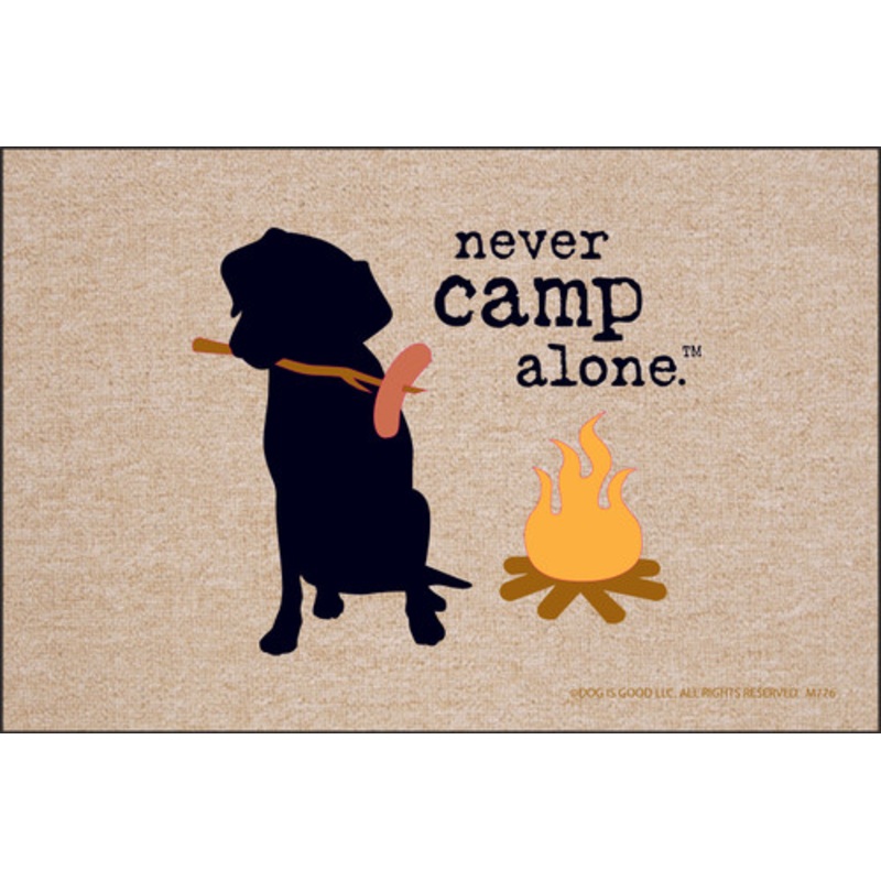 Never Camp Alone Doormat
