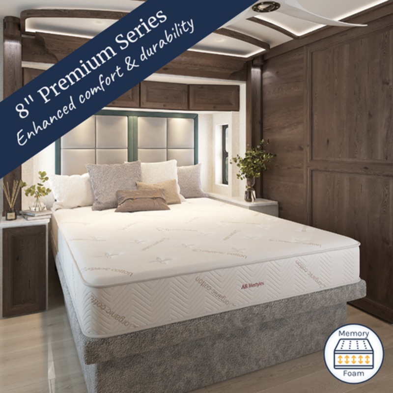 The Sanctuary 8 Memory Foam Mattress for Dorm or Bunk