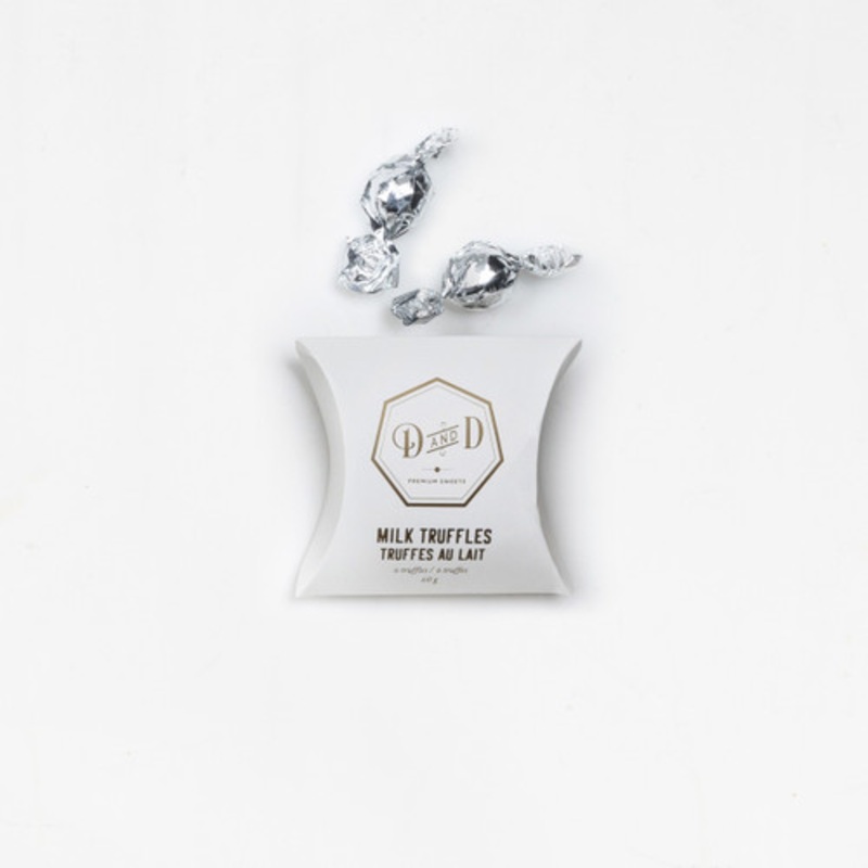 Dabble & Drizzle Milk Chocolate Truffles 6 pc