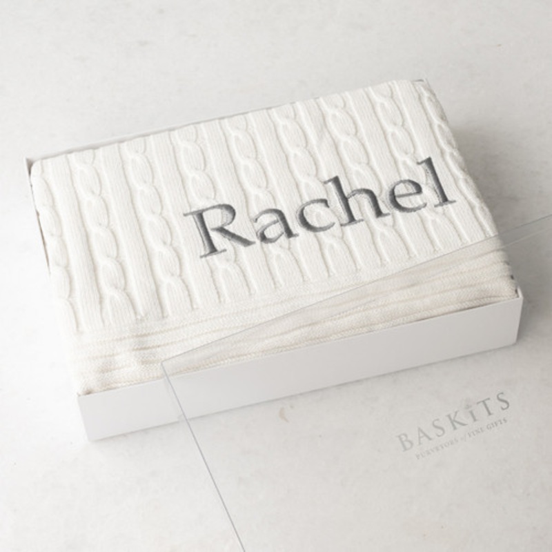 Embroidered Blanket Adult